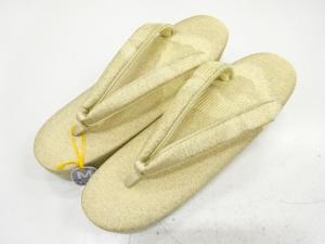 未使用品　牛革底　草履(23センチ)